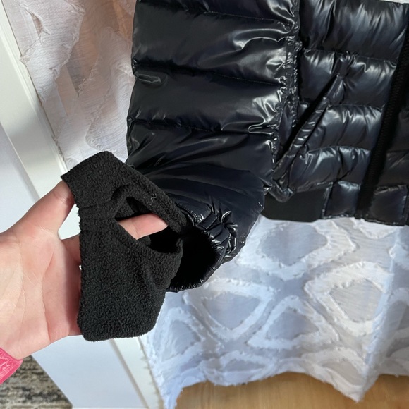 S3 Retro Stripe Bomber Down Puffer Coat 